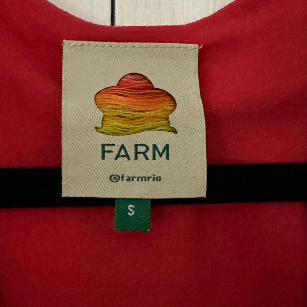 Farm Rio red jumpsuit - Picture 2 of 8